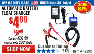 Automatic Battery Float Charger