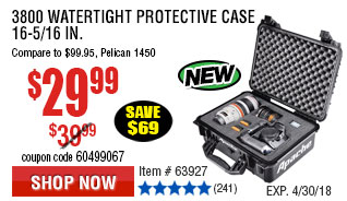 3800 Watertight Protective Case - 16-5/16 In.
