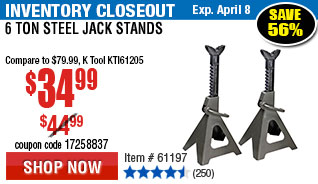 6 ton Steel Jack Stands