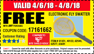 Free Electronic Fly Swatter