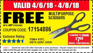 Free MULTIPURPOSE SCISSORS