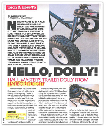 dolly trailer duty heavy freight harbor