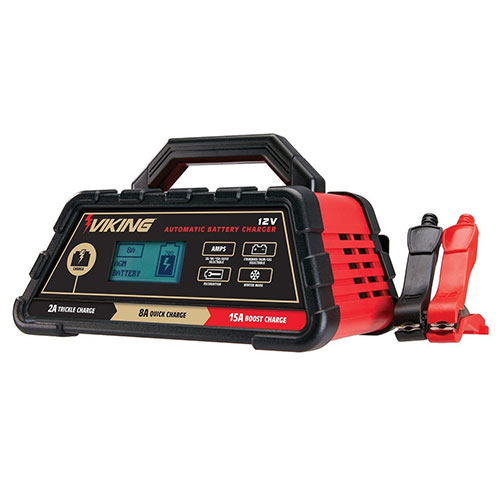 VIKING VIKING - 2/8/15 Amp Automatic Microprocessor Controlled Battery Charger