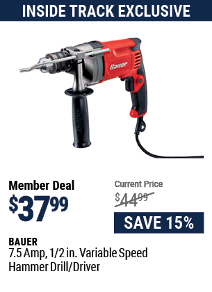 7.5  Amp 1/2 in.  Variable Speed Hammer Drill/Driver