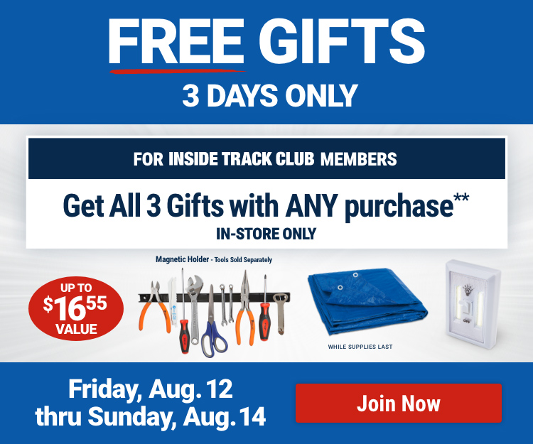 For ITC Members - Get All 3 Free Gifts with ANY Purchase - In-Store Only - 3 Days Only - August 12 Thru 14 - Join Now
