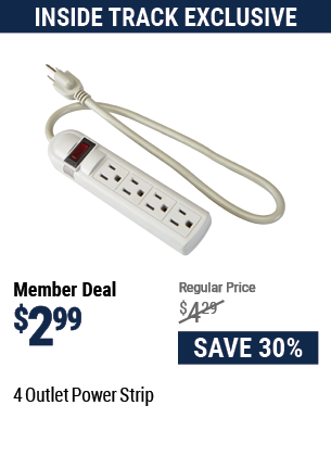 4 Outlet Power Strip