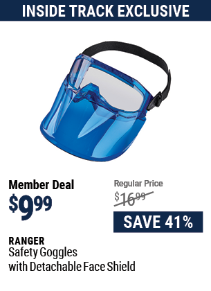 Safety Goggles with Detachable Face Shield