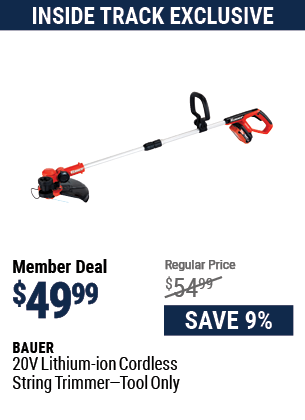 20v Lithium-Ion Cordless String Trimmer – Tool Only