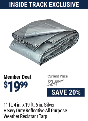 11 ft. 4 in. x 19 ft. 6 in. Silver/Heavy Duty Reflective All Purpose/Weather Resistant Tarp