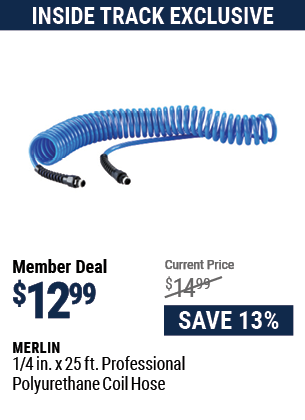 1/4 in. x 25 ft. Professional Polyurethane Coil Hose