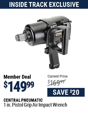 1 in. Pistol Grip Air Impact Wrench