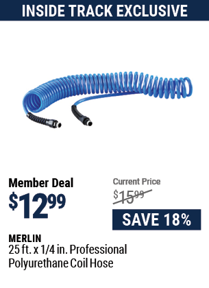 1/4 in. x 25 ft. Professional Polyurethane Coil Hose