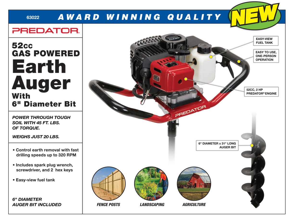 Earth auger harbor freight