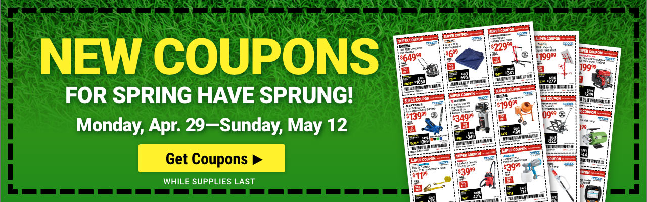 Coupons! Limited Time only Apr. 29 - May. 12