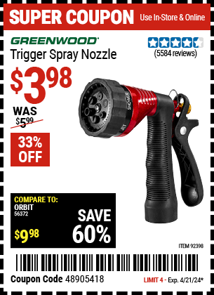 Trigger Spray Nozzle