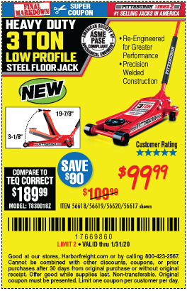 Savings Coupons At Harbor Freight Tools