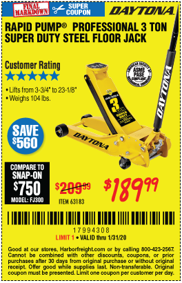 Savings Coupons At Harbor Freight Tools