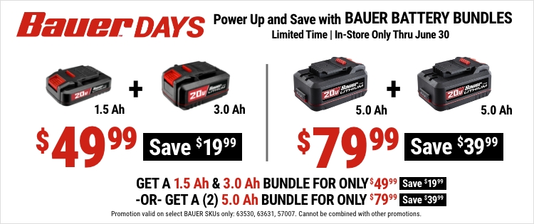Bauer Battery Bundles