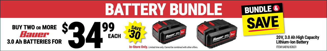 Bauer Battery Bundle - Bundle & Save