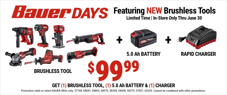 Featuring New Brushless Tools