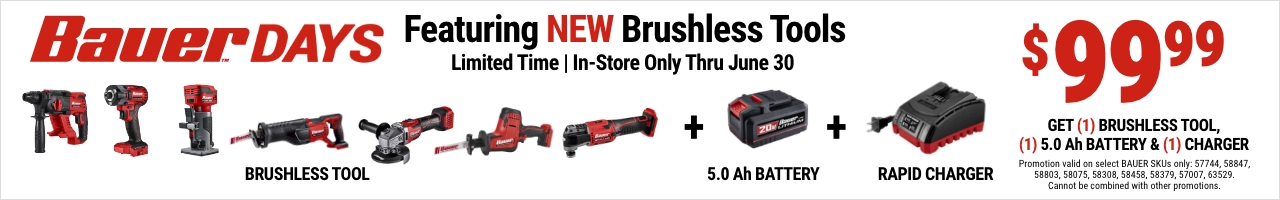 Featuring New Brushless Tools