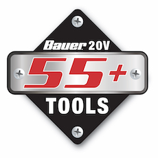 Bauer 20V 55+ Tools