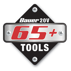 Bauer 20V 65+ Tools