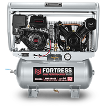 Fortress 30 Gallon Gas Truck Bed Air Compressor