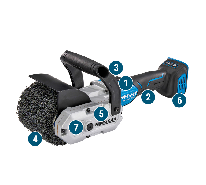 20V Brushless Cordless Variable-Speed Surface Conditioning Tool 20V Brushless Cordless Variable-Speed Surface Conditioning Tool