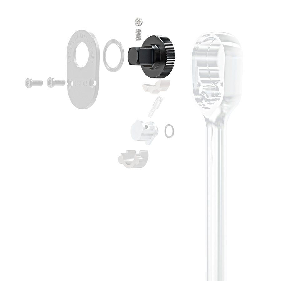 G2 1/4 in. Drive, 6-1/2 in. Standard Ratchet with Comfort Grip