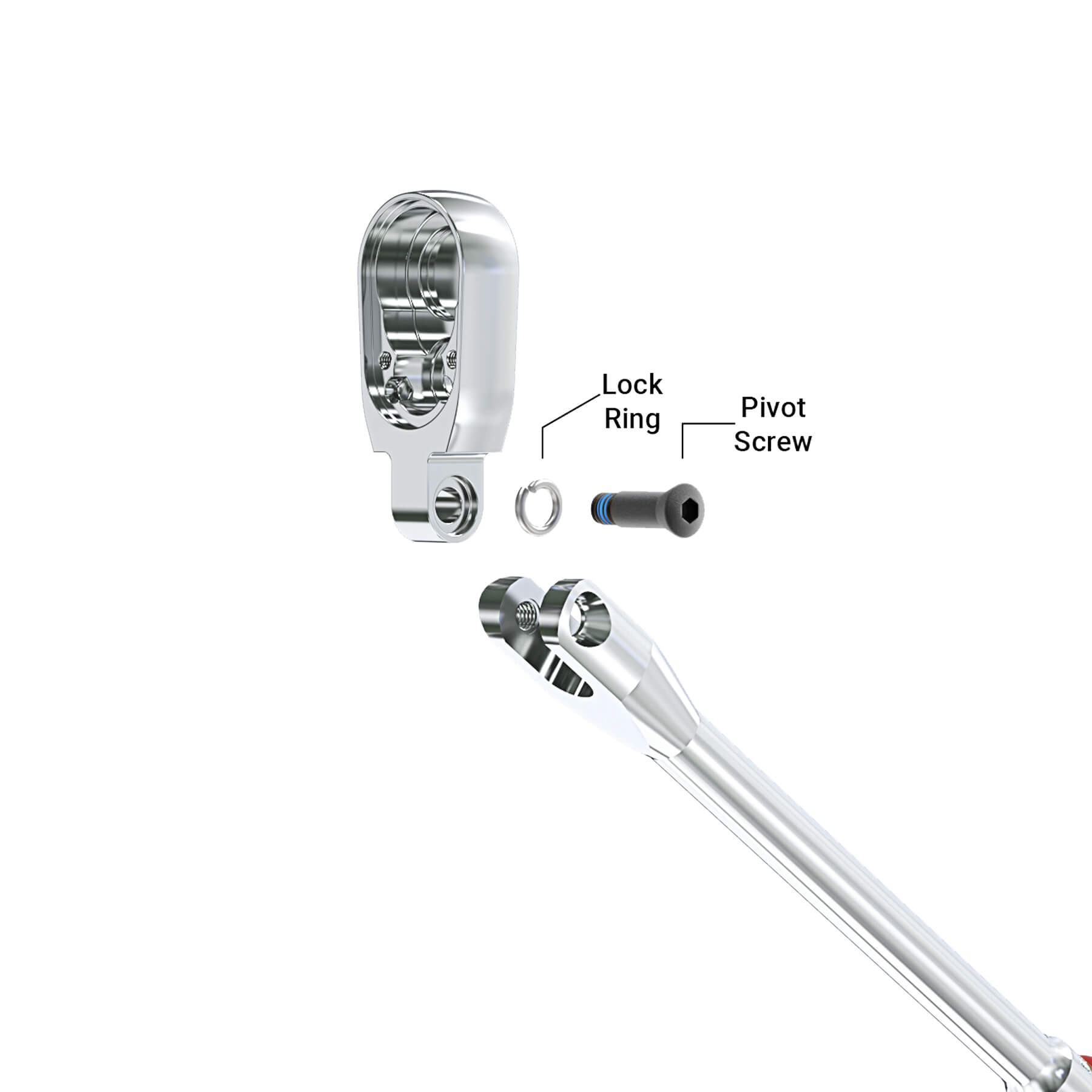 G2 1/4 in. Drive, 3-1/4 in. Stubby Flex Ratchet