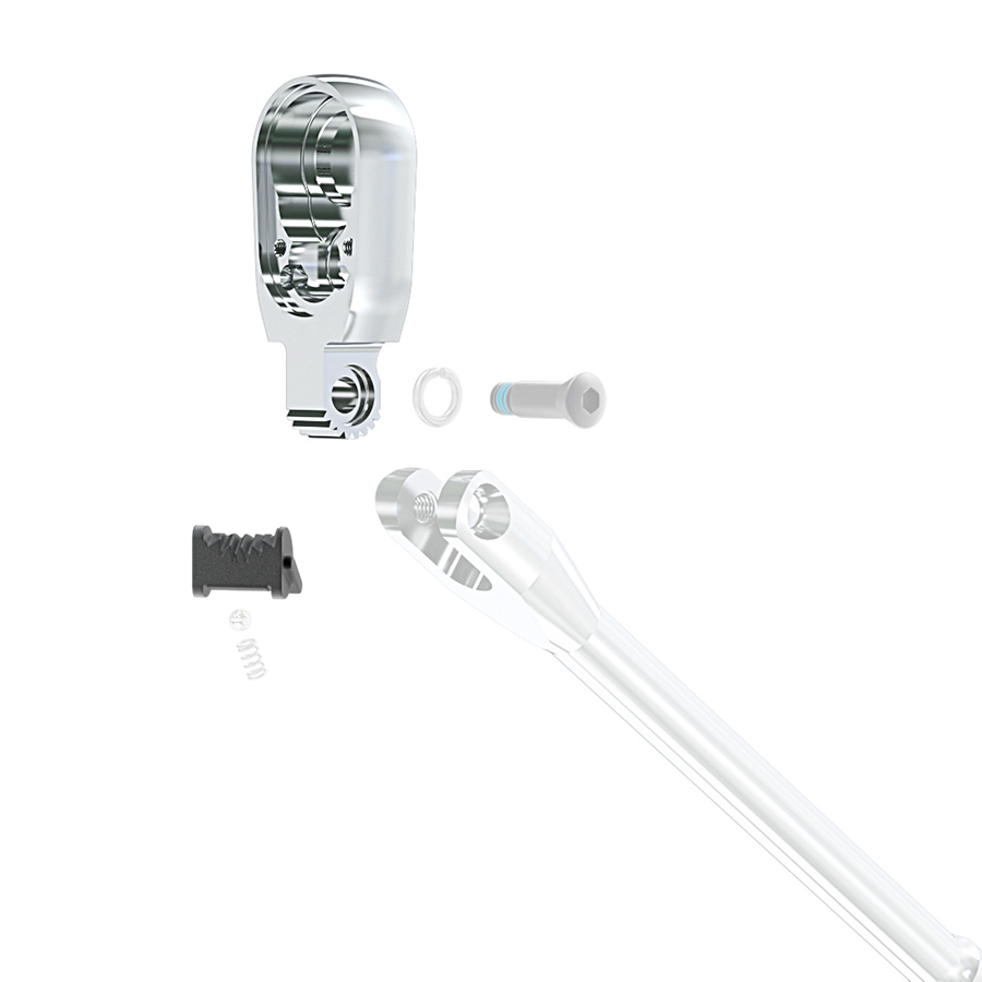 Riho　0324 Kobalt 90-Tooth 1/4-in Drive Full Polish Handle Flexible
