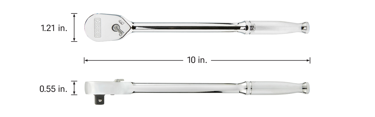 G2 3/8 in. Drive, 10 in. Standard Ratchet