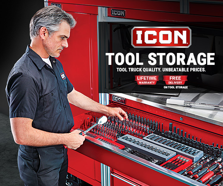 Icon Tool Storage | Tool Truck Quality. Unbeatable Prices. | Lifetime Warranty | Free Delivery on Tool Storage