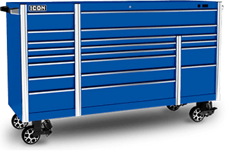 Blue Icon Tool Storage 73 Inch Roll Cab