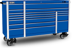 Blue Icon Tool Storage 73 Inch Roll Cab