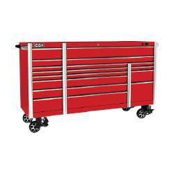 73 in. x 25 in. Professional Roll Cab, Red