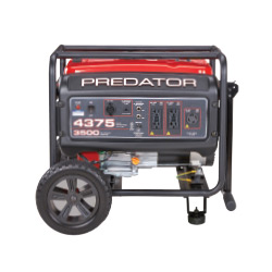 4375 Watt Gas Powered Portable Generator, EPA III