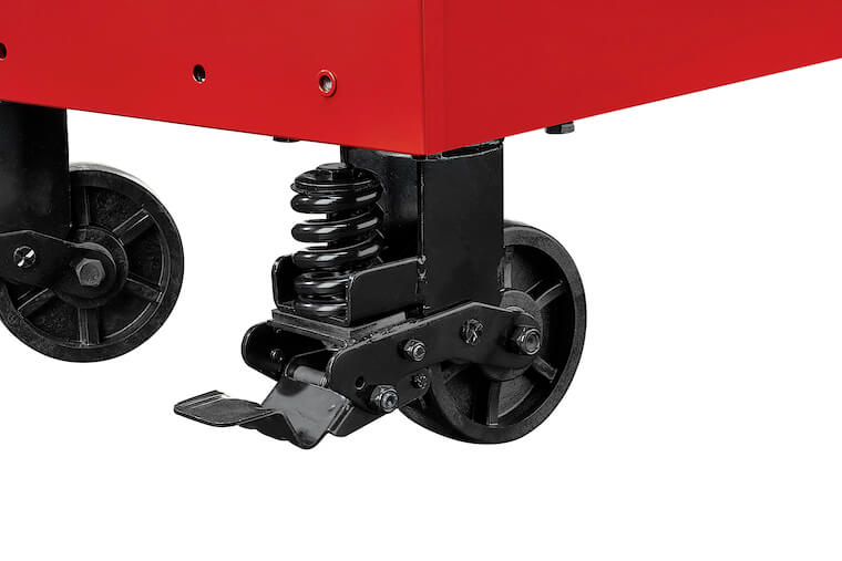 6 in. Shock Absorbing Casters Support up to 6,600 lbs.