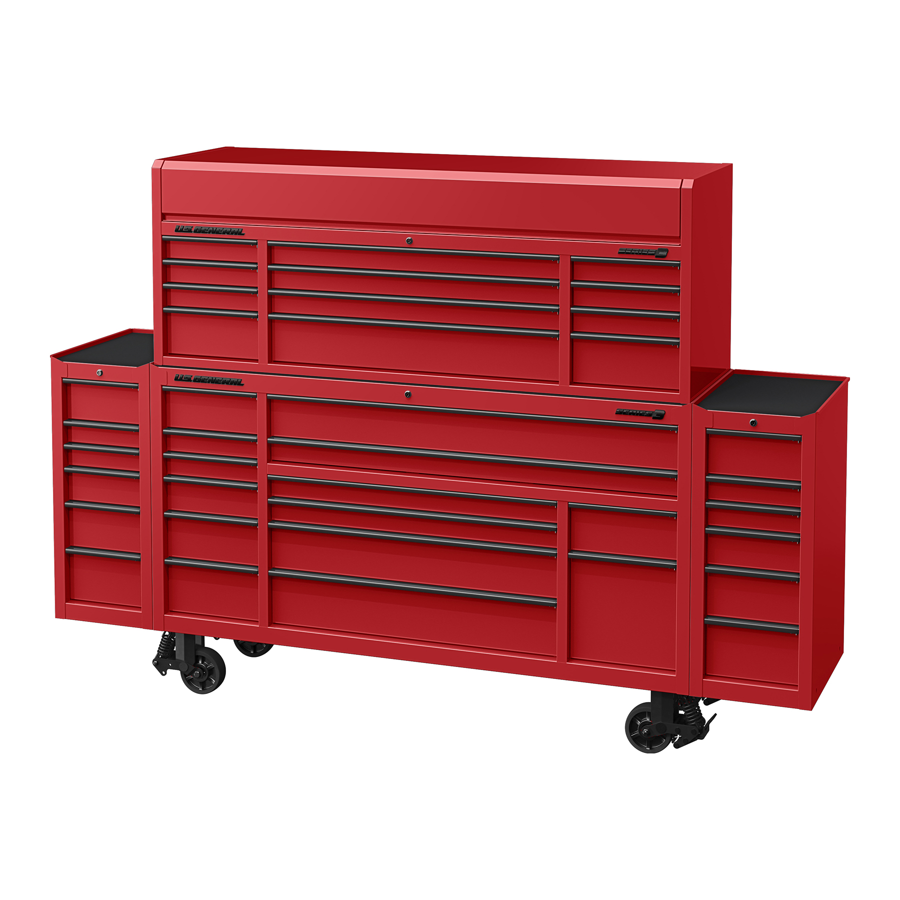 15 in. End Cabinet, Series 3, Green