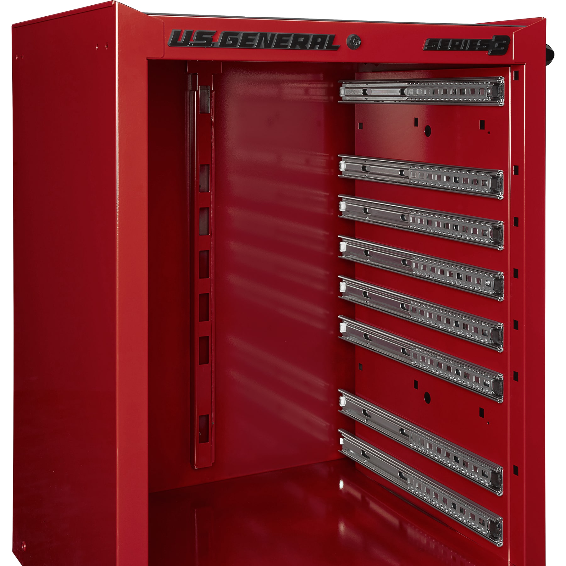 27 in. x 22 in. Roll Cab, Series 3, Red