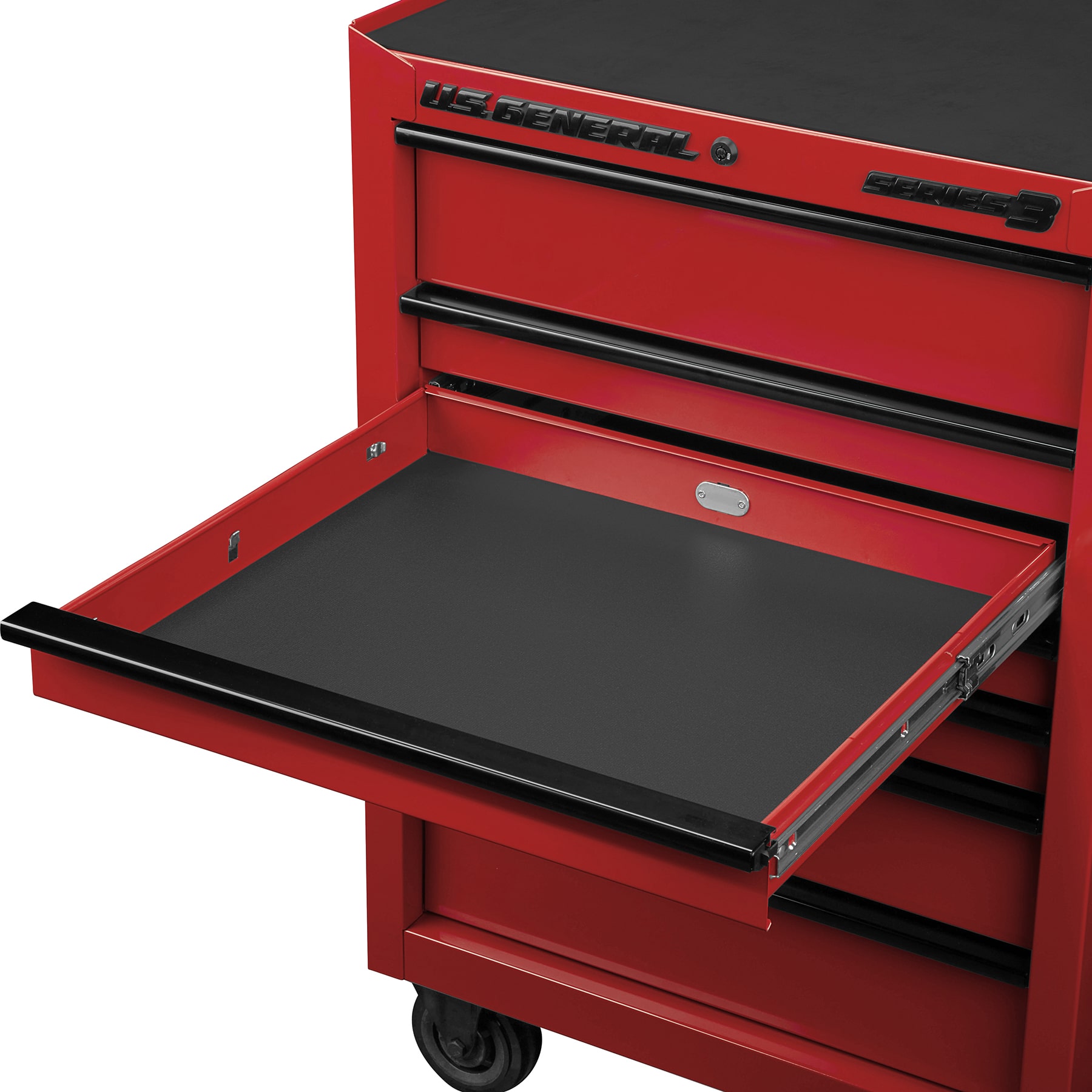 27 in. x 22 in. Roll Cab, Series 3, Red