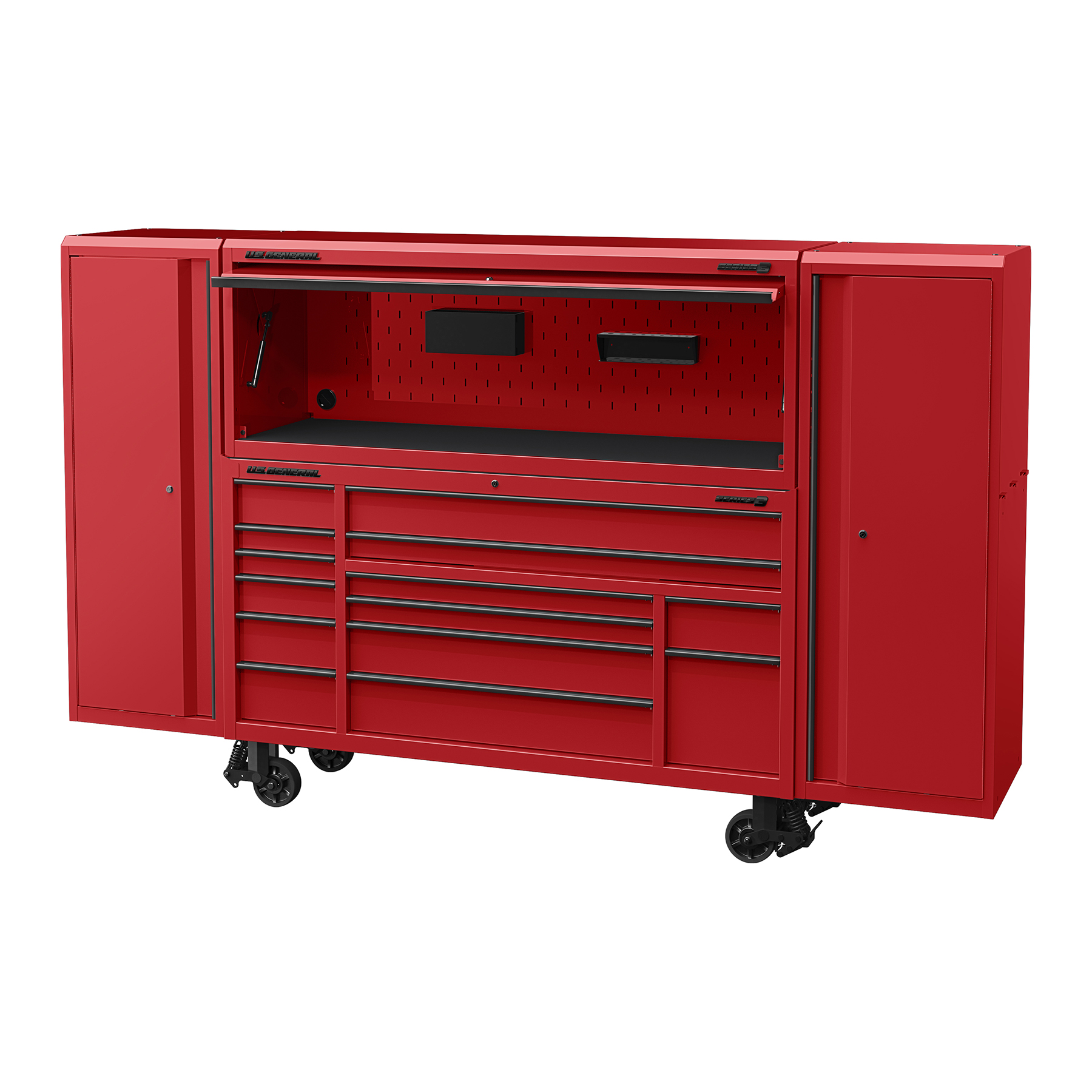22 in. End Locker, Series 3, Slate Gray