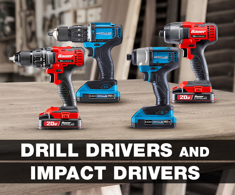 Drills and Impact Drivers