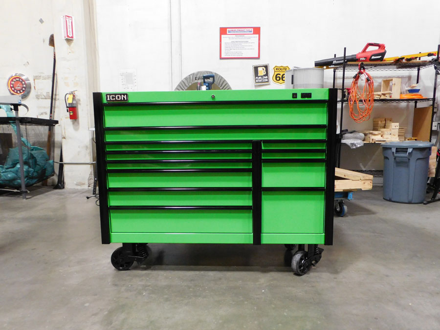 56 in. x 25 in. Professional Roller Cabinet - Green