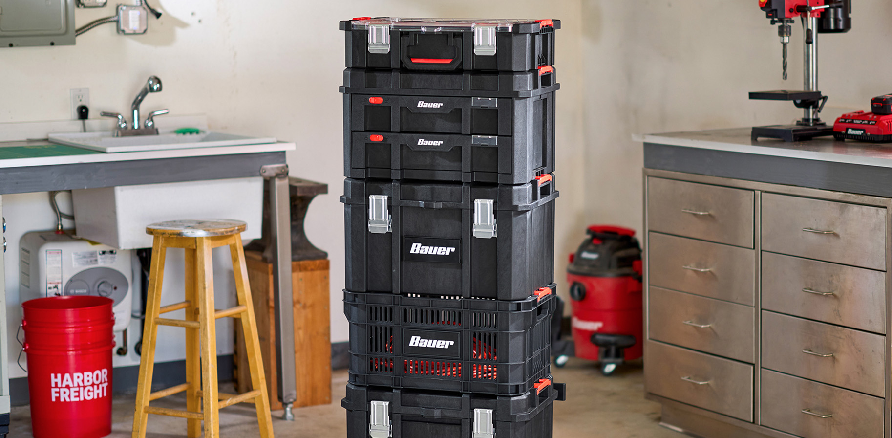 What’s New at Harbor Freight - BAUER™ Modular Rolling Box