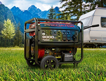 Gas powered generator